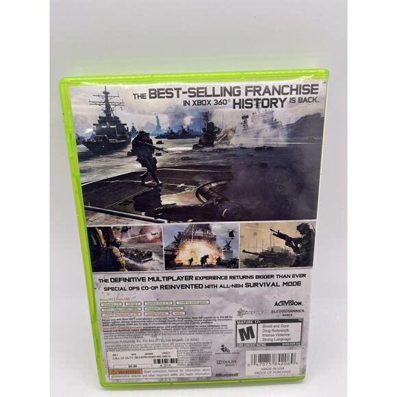 Call of Duty: Modern Warfare 3 Xbox 360 Game - CIB - TESTED - Picture 3 of 9